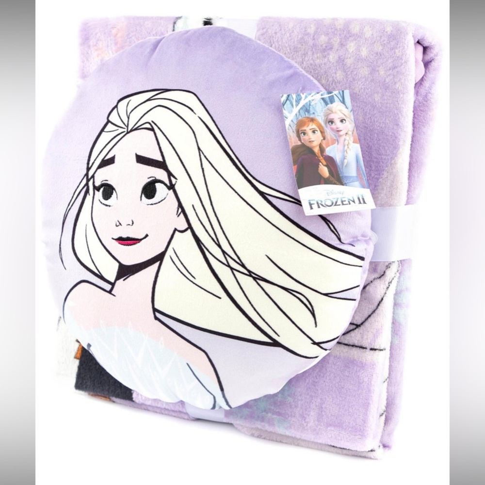 Frozen Elsa Blanket and Pillow Set Nogginz
